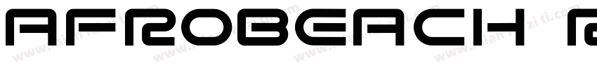afrobeach regular字体转换